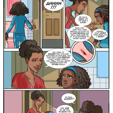 Period Comic Three-In-One Triciawoman Triciawomanbest period pads UK